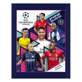 Наклейки TOPPS &quot;UEFA Champions League 2018/19 (Лига Чемпионов УЕФА 2018/2019 год)&quot; (1 пакетик - 5 наклеек)