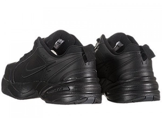 Nike air monarch triple black hotsell