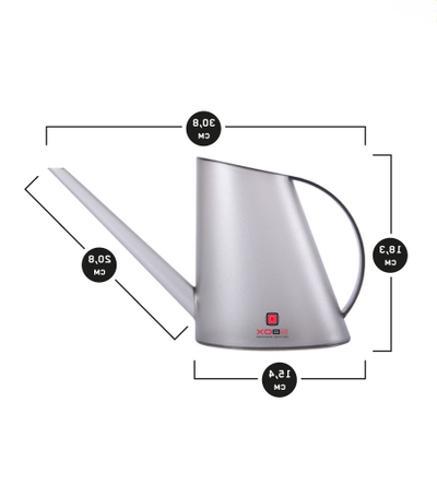 Лейка пластиковая садовая прозрачно - серая