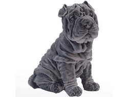 Фигурка собака Шарпей средний.ОПТ