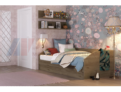 Детская ГРЕЙС - КР-118 Кровать Гикори Джексон Светлый