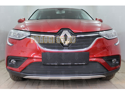 Защита радиатора Renault Arkana 2018- black низ