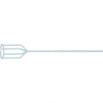 Миксер для гипсовых смесей, 80 х 530 мм, оцинкованный, шестигранный хвостовик 8 мм Matrix