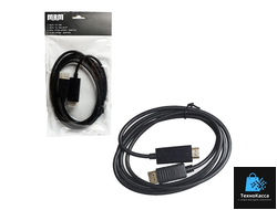 Адаптер H99 DisplayPort-M to HDMI-M 1800mm (black)