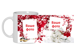 Кружка для влюбленных, на 14 февраля с вашим фото №7