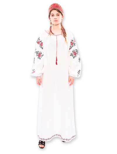 Платье рубаха "Розы"