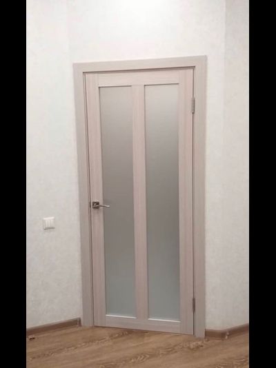 OPTIMA PORTE/ TURIN 521.22 ДУБ СЕРЫЙ/ ПОЛОТНО ОСТЕКЛЕННОЕ