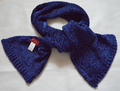 Модный женский шарф Италия зима 2019 Vizio 6100 синий