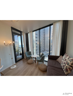 Пригород Батуми, ЖК Tropical Garden", продаётся квартира 2+1, с ремонтом и мебелью.