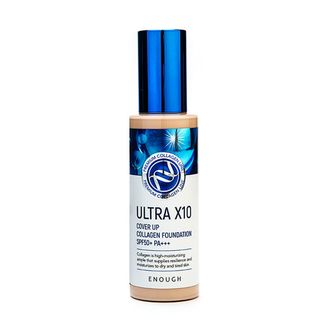 Ультраувлажняющий тональный крем Enough Ultra X10 Cover Up Collagen Foundation SPF50+ PA+++