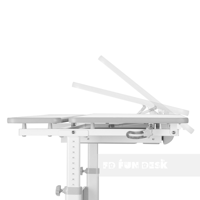 ПАРТА-ТРАНСФОРМЕР ДЛЯ ШКОЛЬНИКА FUNDESK COLORE GREY - подъем столешницы