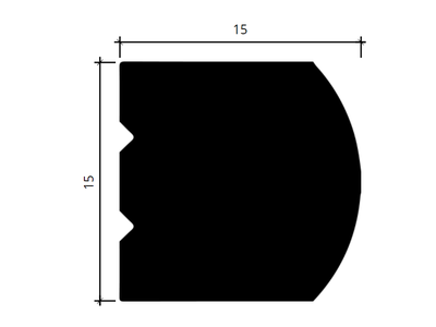 Молдинг 6.51.809 - 15*15*2000мм
