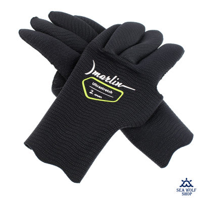 Перчатки неопреновые 2мм Marlin ULTRASTRETCH black р.M