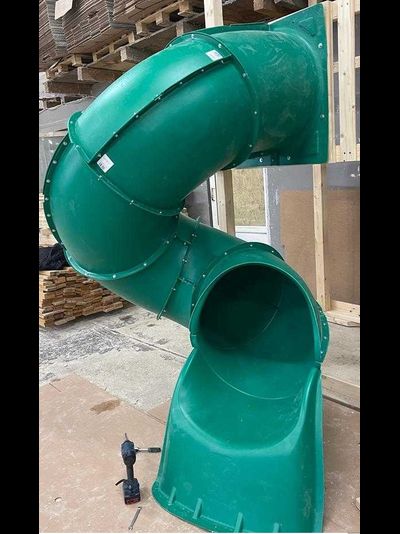 Горка труба винтовая H 1.5 -1.6 м.