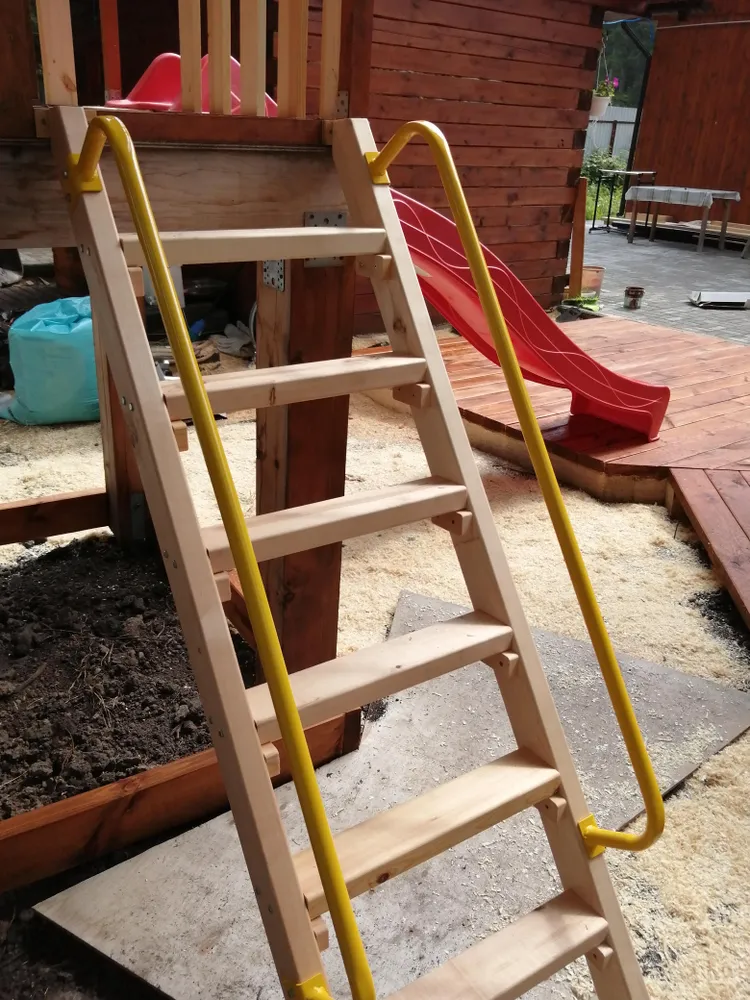 Доработка детской площадки. д. Заварзино