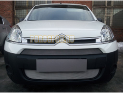 Защита радиатора Citroen Berlingo 2013- рестайлинг (2 части) chrome
