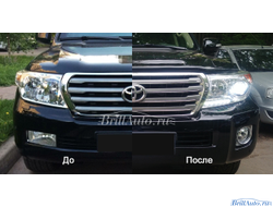Комплект рестайлинга Toyota Land Cruiser 200 из 2007 в 2012 (Минимальный)