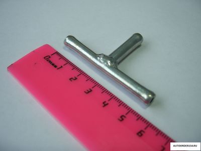 Трубка тройник 6х6х6мм металл угол 90 гр. (цена за 10 шт.)