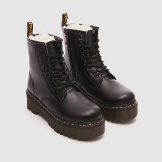 Зимние ботинки Dr Martens Jadon на платформе с мехом