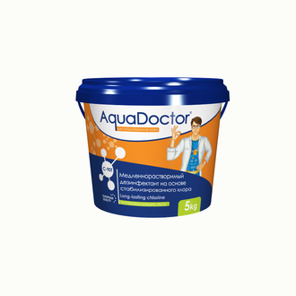 Aquadoctor хлор-шок C-60T 5 кг в таблетках