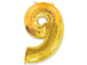 Фольгированная цифра-Золотая