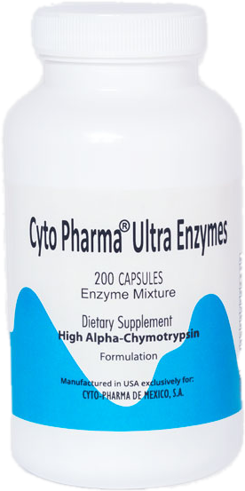 Ферменты (энзимы) CytoPharma UltraEnzymes 200 капсул (Мексика)