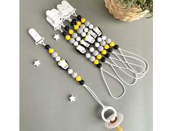 Держатель для пустышки "Пингвиненок "