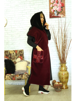 Жилет из экомеха модель 127