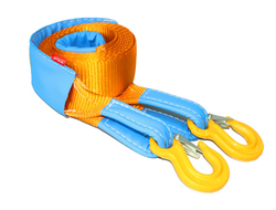 Ремень буксировочный эластичный (серия "Стандарт") 9 т, Крюк/Крюк длина 5 метров