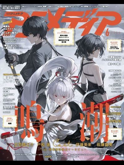Animedia Japan Magazine June 2026 Wuthering Waves, Rover, Calcharo, Yinlin, Аниме, Intpressshop