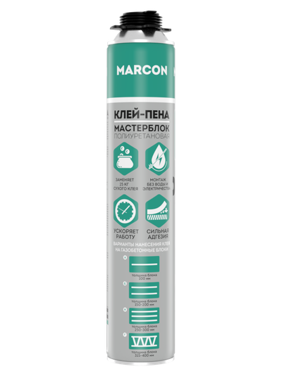 Клей пена для блоков МАСТЕРБЛОК