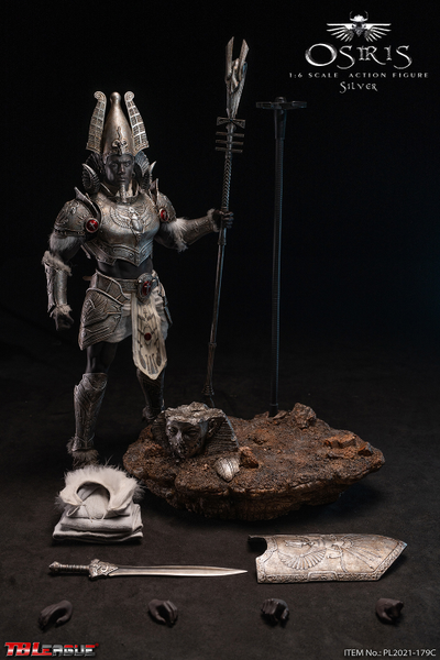 Осирис в серебряном - Коллекционная ФИГУРКА 1/6 Osiris Silver (PL2021-179C) - TBLeague