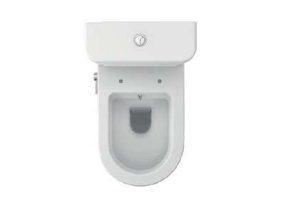 Комплект пристенного унитаза VitrA Zentrum, 60 см, с тонким сиденьем микролифт с функцией биде и встроенным смесителем, 9012B003-7226