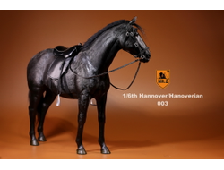 Черный конь - Коллекционная фигурка 1/6 Scale German Hanoverian Warmblood Horse Statue - Real Animal Series (No.17) - Mr.Z