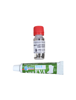 Ремкомплект для обуви ЭВА (туба 15мл) цв. зеленый