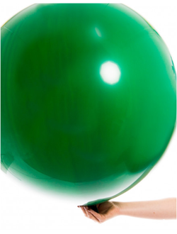 шар гигант (темно - зеленый) с надписью
