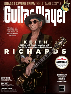 Guitar Player Magazine December 2023 Keith Richards, Rolling Stones Cover, Intpressshop