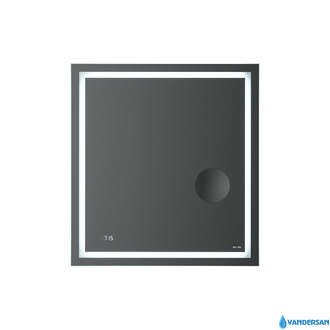 Зеркало AM.PM Gem 65 c LED-подсветкой, часами и косметическим зеркалом
