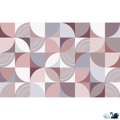 Плитка Creto Monica wine 25 х 40 см бордовая настенная