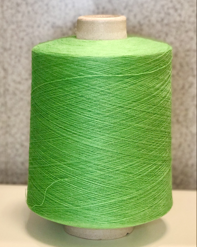 PECCI FILATI spa CASHCORN 50% CO хлопок 50% волокно кукурузы 2/50  2500 м в 100 граммах  цв. 28007 первая зелень