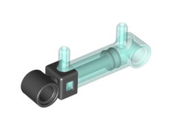 Pneumatic Cylinder with 2 Inlets Small (32mm), Trans-Light Blue (x189c01 / 4529337)