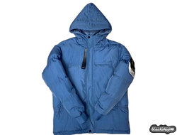 Пуховик STONE ISLAND NYLON METAL Голубой (S, M, L, XL)