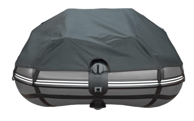 Моторная лодка ДИКИЙ 360 НДНД с тентом серый с носа