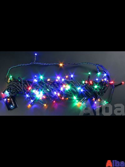 Гирлянда-Нить 10 м, 24В, МУЛЬТИ, IP65 ПВХ, статика