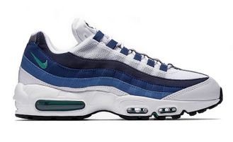 Nike Air Max 95 Белые с синим (36-40) Арт. 001МF