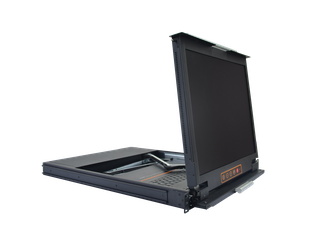 8-портовые локальные выдвижные KVM LCD консоли - Выдвижная LCD KVM ...