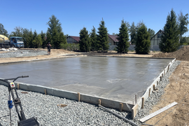 Монолитные бетонные работы, строительство фундаментов