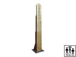 Макивара настенная четырёхсекционная тент