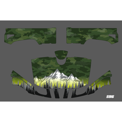 Наклейки на квадроцикл Yamaha Rhino Ямаха Рин екатеринбург мотонаклейка.ру брп