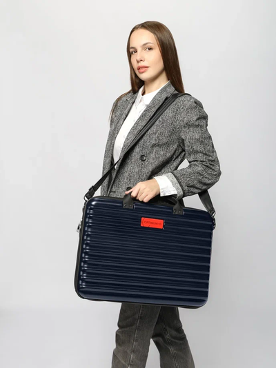 Пластиковый кейс для ноутбука 17 - 18 дюймов Optimum, темно-синий